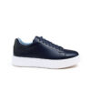 232 BASKET EN CUIR BLEU MARINE