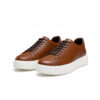 232 BASKET EN CUIR TABAC