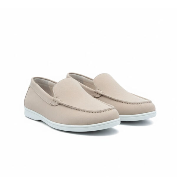 307 MOCASSIN EN DAIM CUIR BEIGE