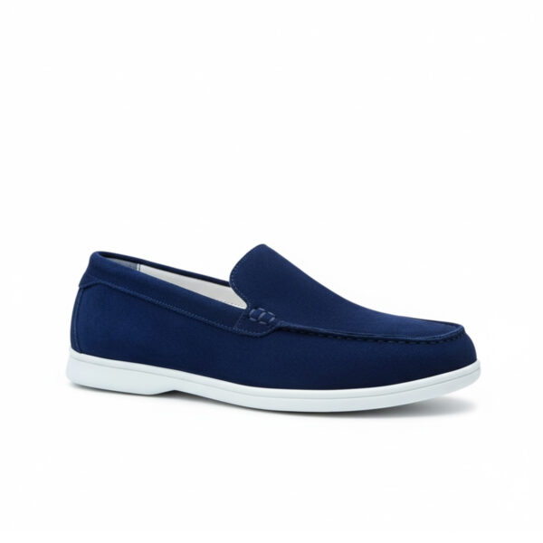 MocassinBm2 307 CHAUSSURE EN CUIR BLEU MARINE
